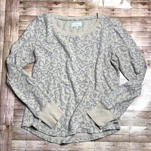 Lucky Brand Sweaters - Lucky Brand Leopard Print Sweater